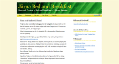 Desktop Screenshot of jarnabedandbreakfast.se